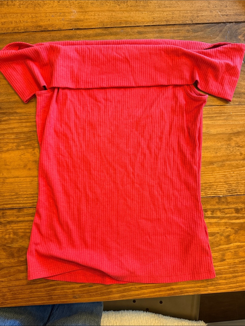 Old Navy Off-the-Shoulder Ribbed Crop Top - Hot Pink